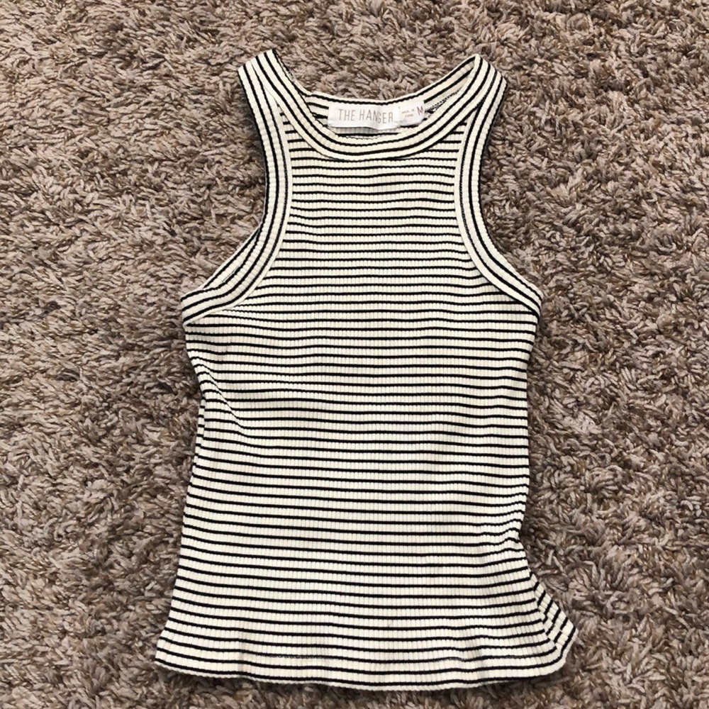 Striped crop top